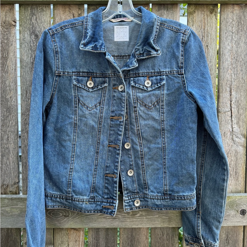 Upcycled Jean Jacket - Picture 3 of 3